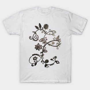 Flower Design T-Shirt